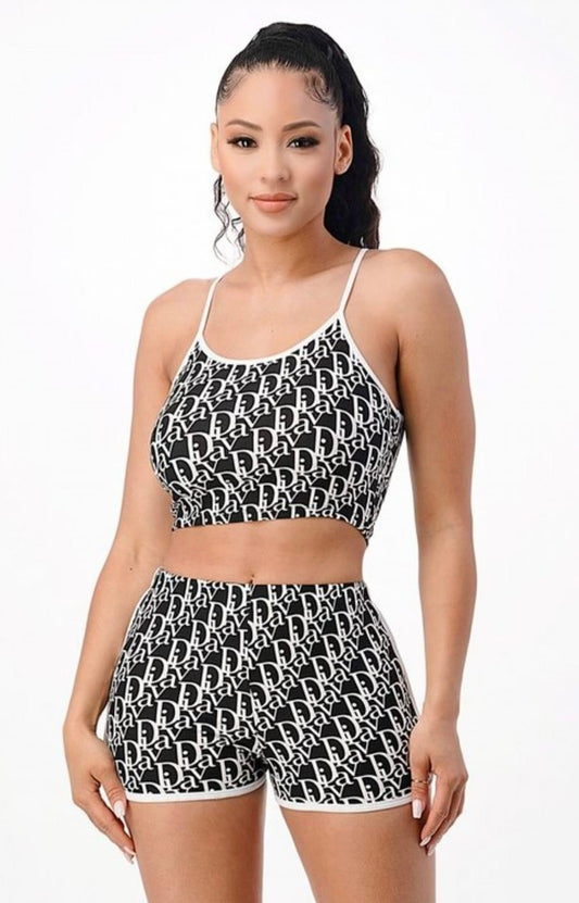 Diva 2 Piece Shorts Set