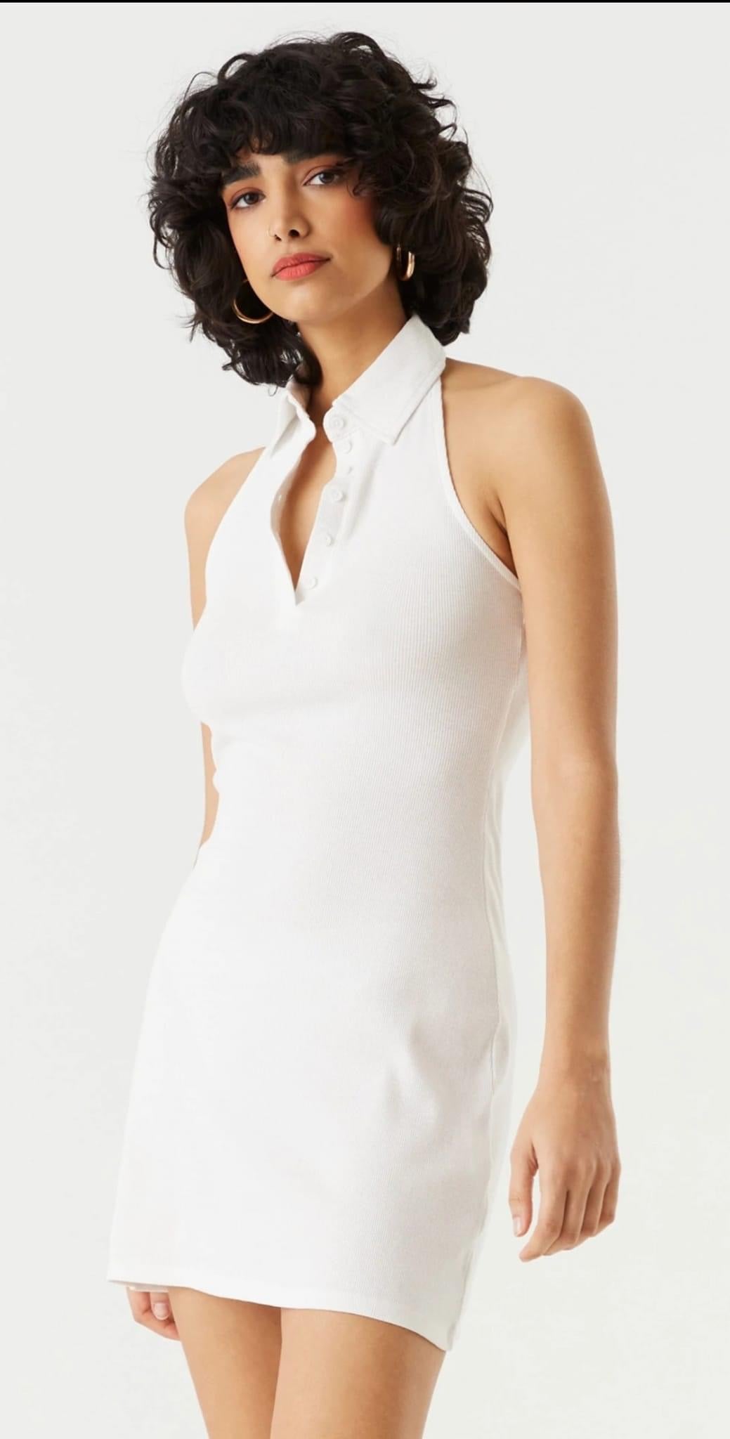 Henley Bodycon Mini Dress
