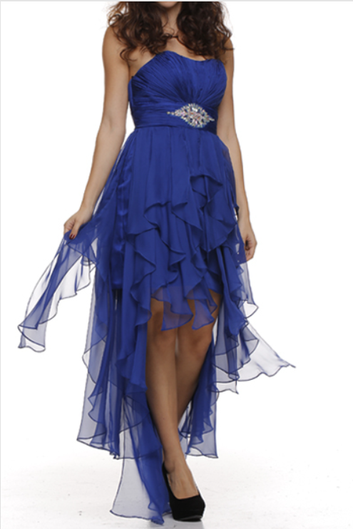 Sweetheart High-Low Dress / Prom Dress / Party Dress