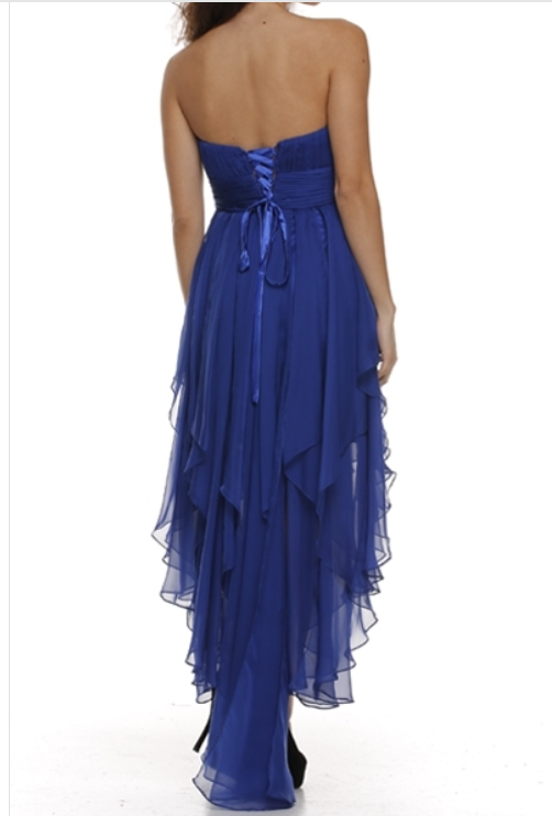 Sweetheart High-Low Dress / Prom Dress / Party Dress